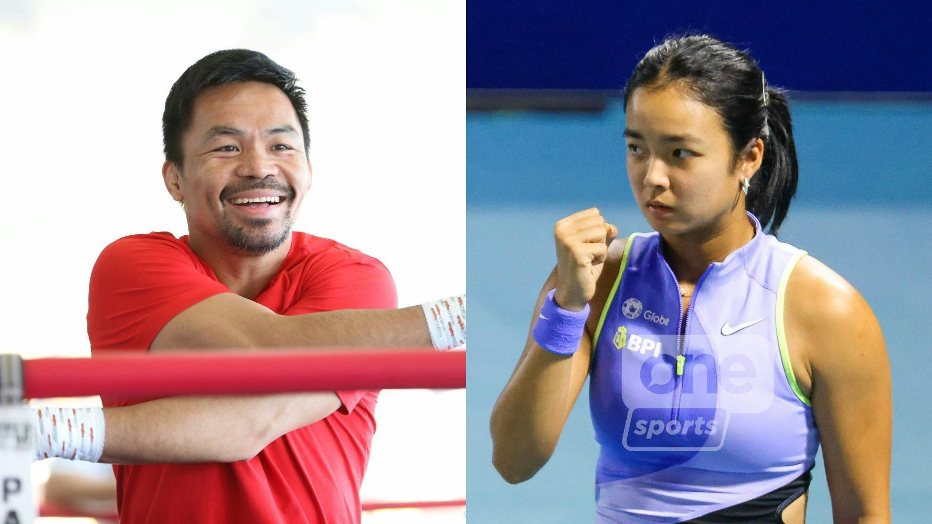 Manny Pacquiao hails Alex Eala, expresses pride in Filipina tennis star